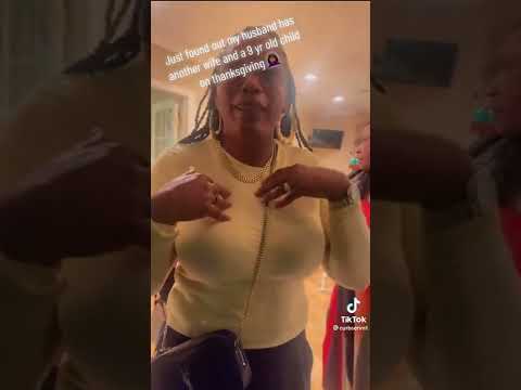Damn! She Followed Her Husband On Thanksgiving Only To Find Out He Had Another Family #viral #fyp