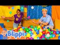 Blippi And Meekah S DIY Kinderland Indoor Playground Educational Videos For Kids