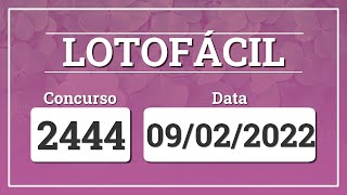 Capa de LOTOFÁCIL 2444