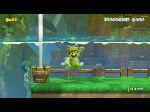 Foest Folly Cats in Water by Mr. Sweater (Switch) Super Mario Maker 2 SMM2 - SSJ Vida