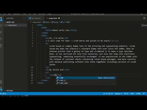12.Html & CSS for Beginners: Creating a simple web(Filipino)