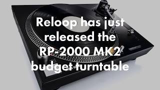 Video thumbnail for Reloop Releases RP-2000 MK2 Entry-Level DJ Turntable by Digital DJ Tips