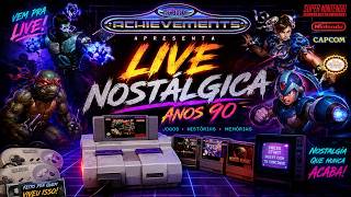 Ainda sei jogar? Relembrando Classicos do SNES Ao Vivo 🎮