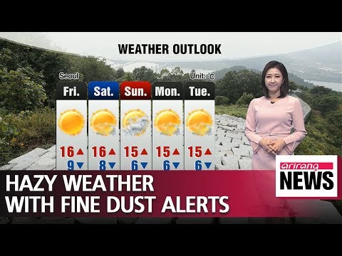Hazy weather with fine dust alerts _ 110718