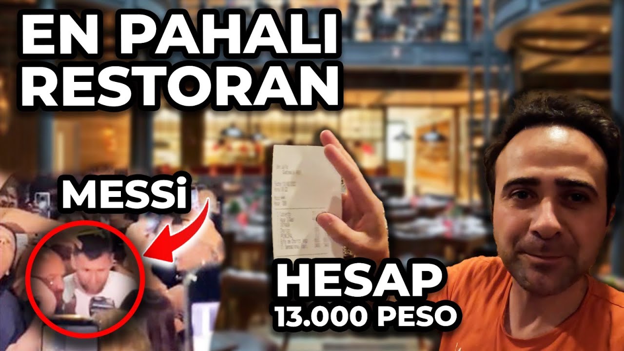 Arjantin'deki En Lüks Restorana Gittim - 13.000 Peso Hesap Ödedim !!!
