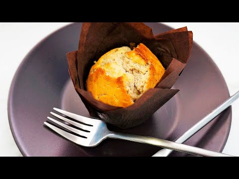Muffins de chocolate blanco y nueces