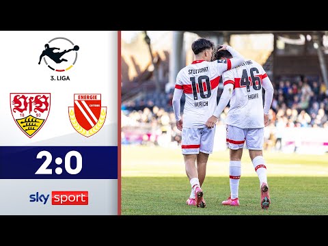 Überraschungssieg: VfB besiegt Tabellenführer! | VfB Stuttgart II - FC Energie Cottbus | Highlights