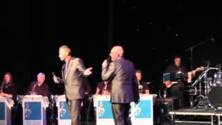 Robin Shergold and Derek Blackall with the ConChord Big Band