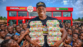 We Fed 1,000 People On The Streets Of Ghana 🇬🇭 (Tamale)