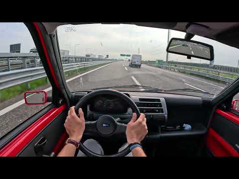 POV - 1995 Fiat Cinquecento Sporting - Acceleration