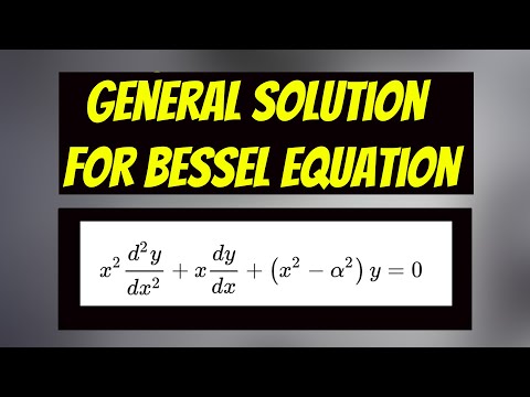 Solving the Bessel Equation (for general order of nu) using the Frobenius Method