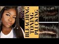 How To Bleach Tone Pluck Your Closure Beginner Friendly Sunber Peruvian Straight Hair