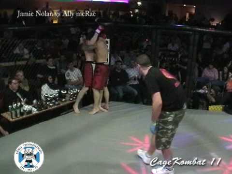 Cage Kombat 11. Jamie Nolan vs Ally mcRae. Round 1