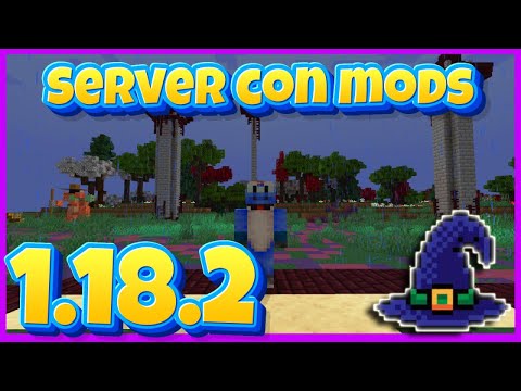 🏩SERVER con MODS🌜 MINECRAFT 1.18.2 NO PREMIUM [+100 MODS]🌠🔴