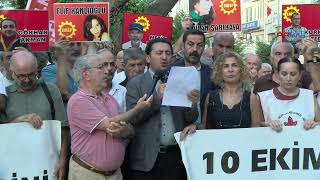 Mersin’de 10 Ekim anması: Katliamın sorumluları yargılanmadan bu karanlık sayfa 
