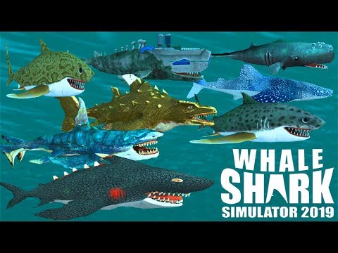 Whale Shark Attack Simulator 2019 - PRESENTING ALL SHARKS & MONSTERS  - Android Gameplay  [FHD]