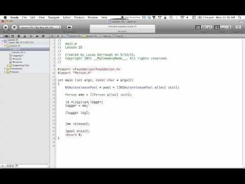 Objective-C on the Mac L25 - id with Protocols