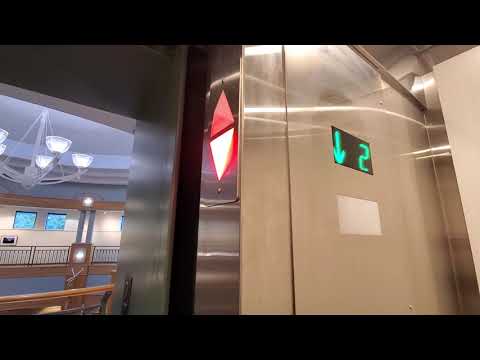 MODDED MontgomeryKONE Vector Hydraulic Elevator at Richmond Cultural Centre - Richmond BC