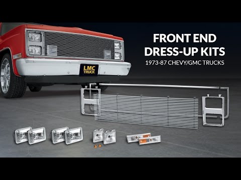 Front End Dress-Up Kit (Grille & Lights) for Chevrolet & GMC Trucks - LMC Truck