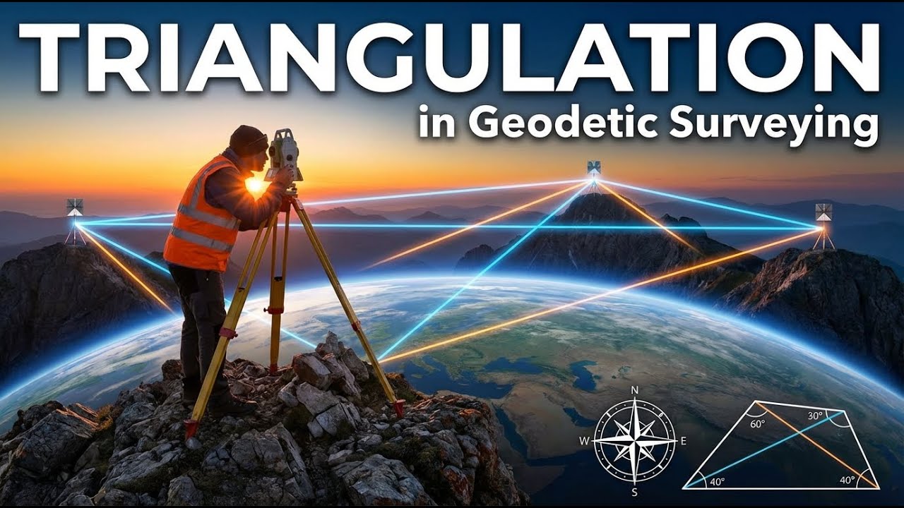 TRIANGULATION || Fundamental Techniques used for Surveying