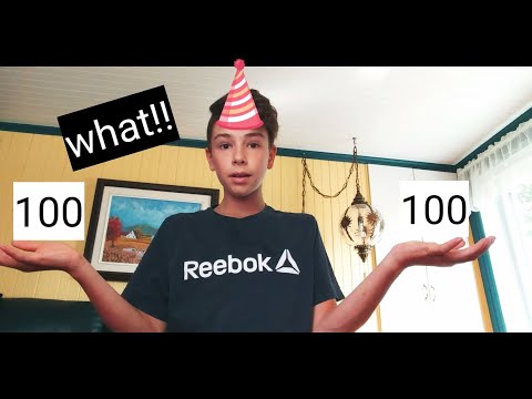 Quoi faire pour mes 100 abonnés