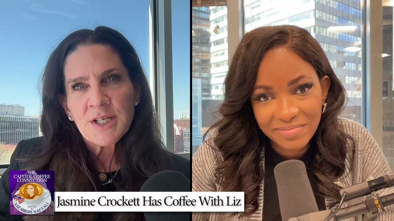 Jasmine Crockett Has Coffee With Liz!