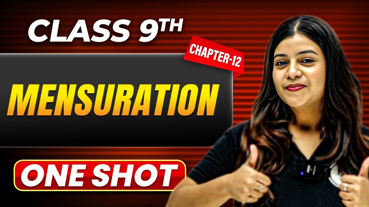 MENSURATION in One Shot | Class 9 Maths | ICSE Board