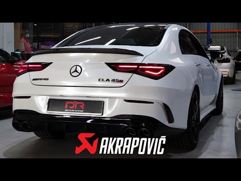 MERCEDES AMG CLA45S C118 AKRAPOVIC EXHAUST | 2020 CLA45S SOUND | MOST POWERFUL 4 CYLINDER SEDAN