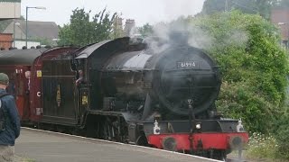 preview picture of video 'Llandudno Junction 29.7.2014 - LNER Class K4 61994 The Great Marquess - 1Z26 The Welsh Mountaineer'