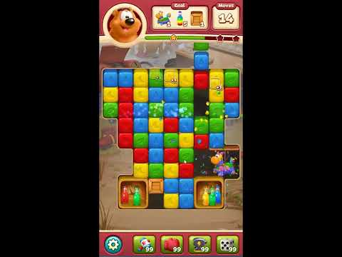 Toon Blast Level 7579 - NO BOOSTERS 🐻🐺🐱 | SKILLGAMING ✔️