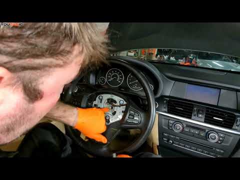 2011-2017 BMW X3 F25 Central Airbag, Steering Wheel Clock Spring Replacement DIY