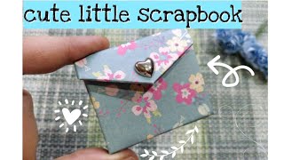 I TRIED MAKING SMALLEST SCRAPBOOK😳😲/ DIY tiny scrapbook/handmade gift ideas 2019/MISS CREATIVE