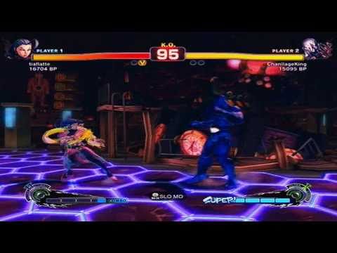 Super Street Fighter 4 Tiaflatte (Rose) VS ChanllageKing (Seth)