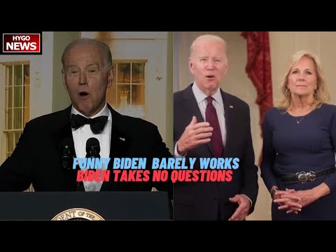 Funny Biden: He Barely Works, Takes No Questions Then Laughs About It; Biden gaffes