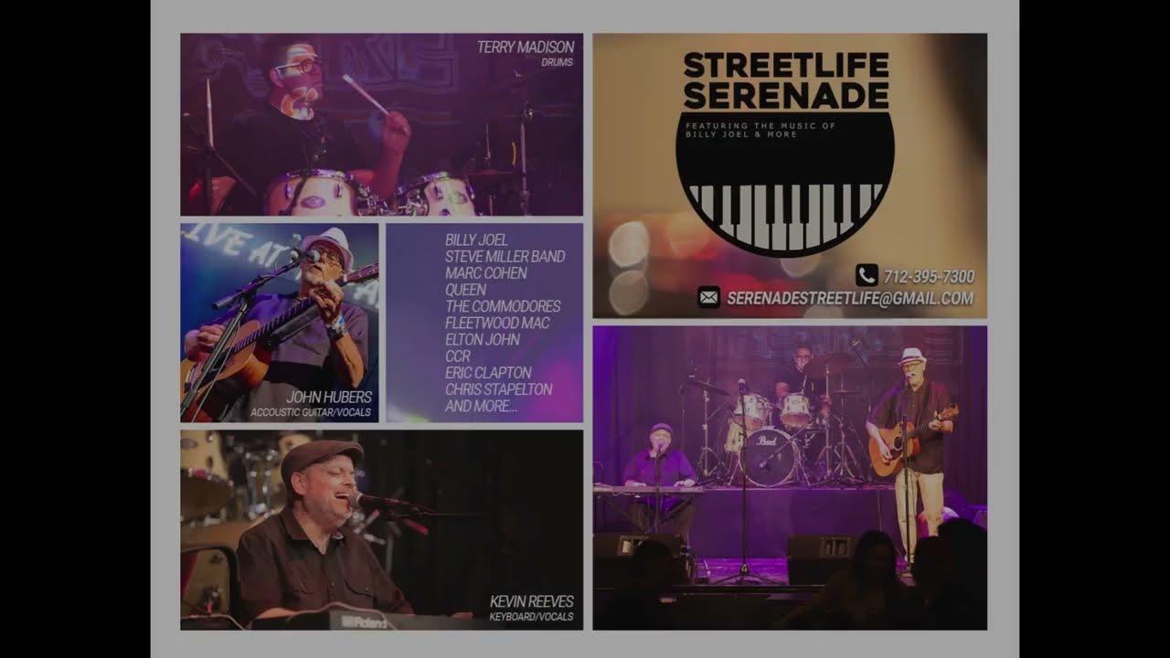 Promotional video thumbnail 1 for Streetlife Serenade