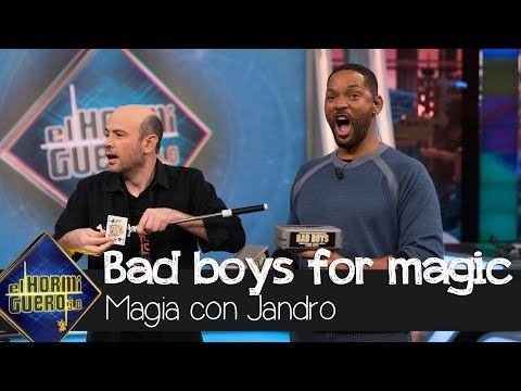 Will Smith y Martin Lawrence sin palabras con la magia de Jandro - El Hormiguero 3.0