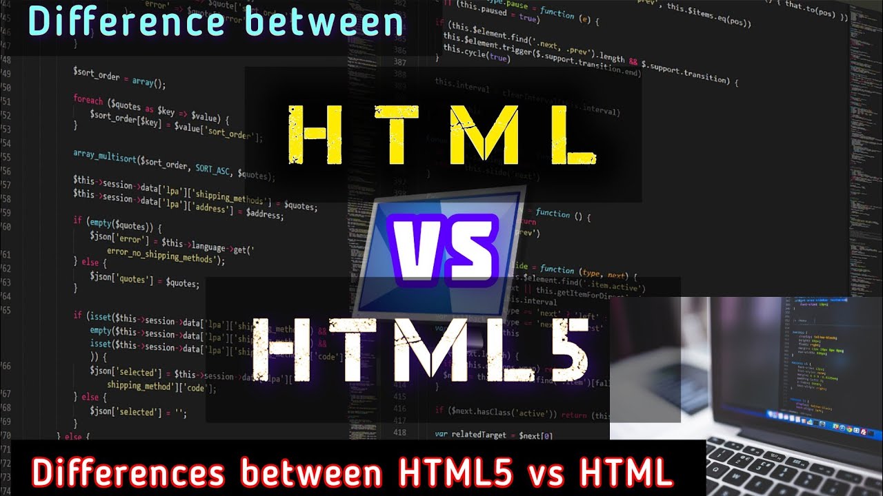 HTML VS HTML5 Difference between HTML5 vs HTML #computerscience