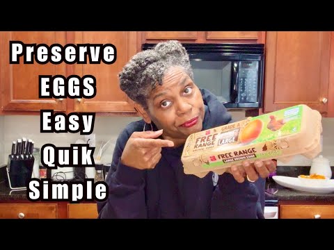Never run out of Eggs! How To Preserve Store Bought AND Farm Fresh Eggs! (Easy, Quick, Simple)