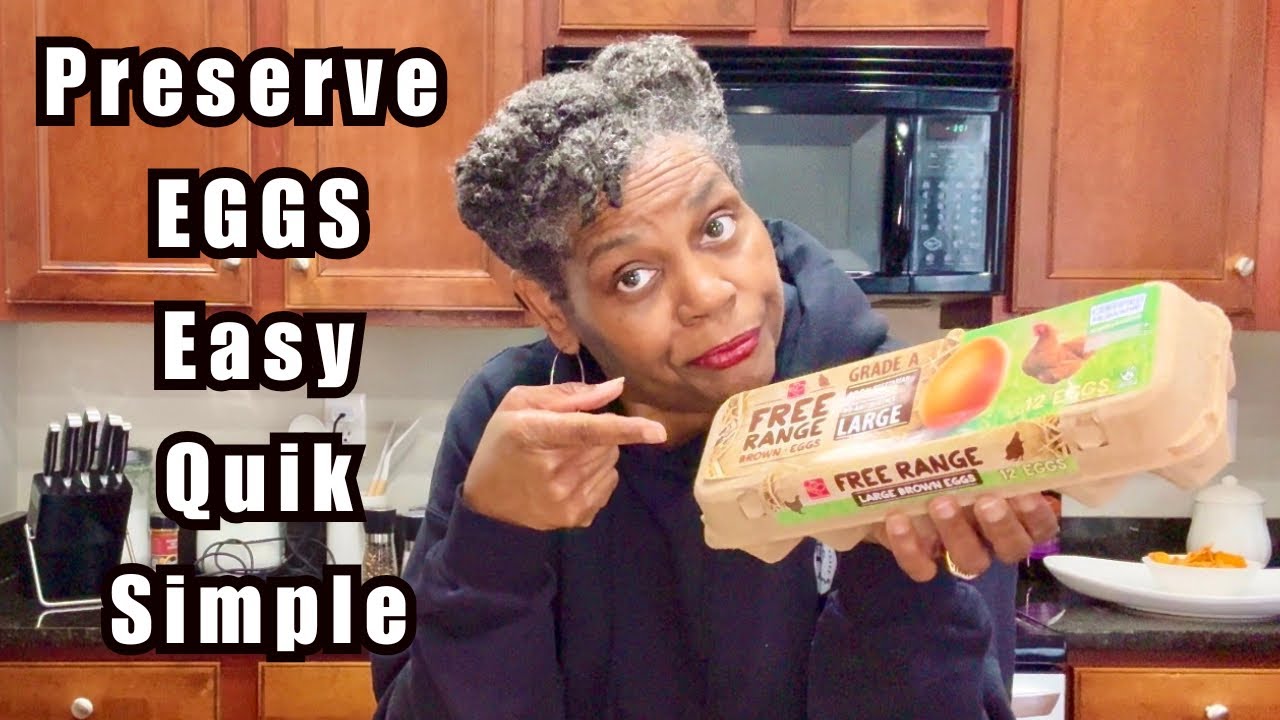 Never run out of Eggs! How To Preserve Store Bought AND Farm Fresh Eggs! (Easy, Quick, Simple)