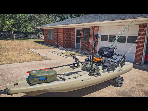 Perception outlaw 11.5 setup for Kayak Fishing