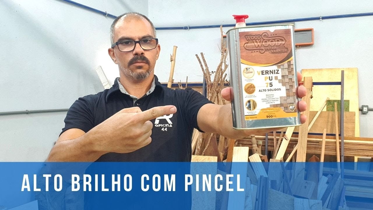 O verniz mais resistente que já usei - Pode se aplicado com pincel