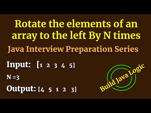 Array Left Rotation Rotate An Array In Java