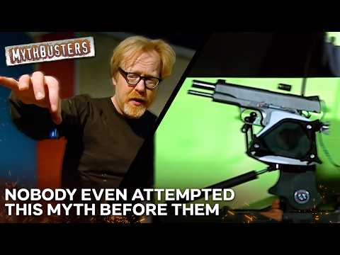 Does A Fired Bullet Hit The Ground At The Same Time As A Dropped One? | MythBusters