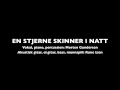 En stjerne skinner i natt 
