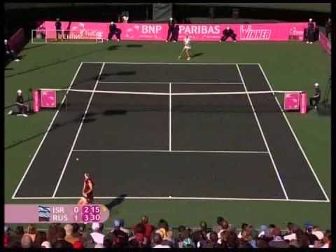 Anna Chakvetadze versus rude crowd ! Fed cup