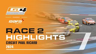 Quick Highlights I Race 2 I Circuit Paul Ricard GT4 European Series Powered by RAFA Racing Club 2024
