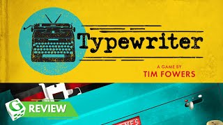 Review of Typewriter