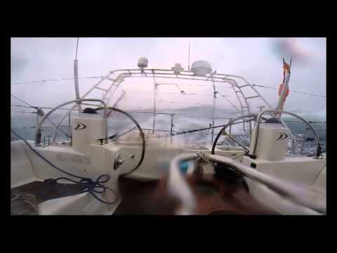 Kapitan Tomasz Cichocki początek sztormu