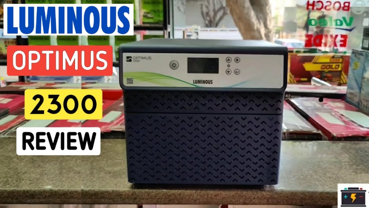 Luminous Optimus 2300 Inverter Unboxing and Review - Best 24 Volt DIGITAL Inverter For Home in 2022