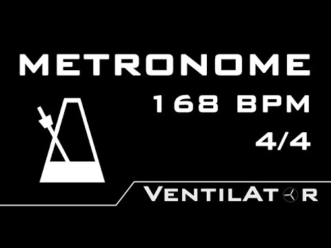 168 BPM Metronome @ 4/4 Bars Counting